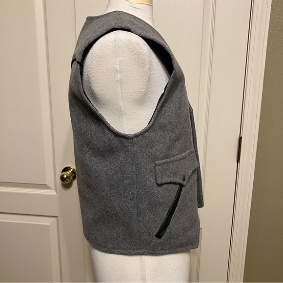 SCHAEFER OUTFITTER Vest GRAY 825 - Sz M Made in USA EXCELLENT! - Picture 7 of 12